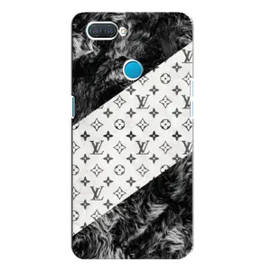 Чехол Стиль Louis Vuitton на OPPO A12 (LV на белом)