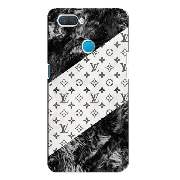 Чехол с рисунком «LV на белом» для OPPO A12