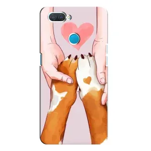 Чехол (ТПУ) Милые собачки для OPPO A12 (Любовь к собакам)