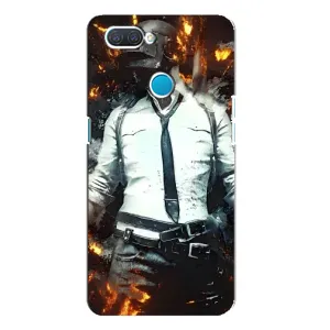 Чохол з картинкою "Герой Pubg" на OPPO A12 (Man Пубг)
