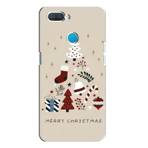 Чехол Санта Клаус для OPPO A12 (Merry Christmas)