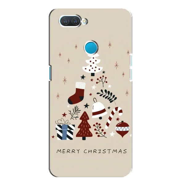 Чехол с рисунком «Merry Christmas» для OPPO A12