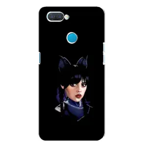 Чехлы с принтом Уэнсдей на OPPO A12 (Милая Уэнсдей)
