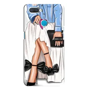 Силиконовый Чехол на OPPO A12 с картинкой Стильных Девушек (Мода)