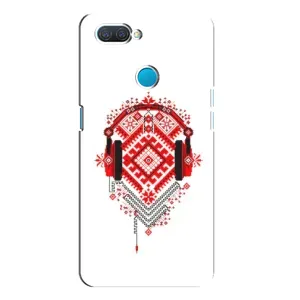 Силиконовый Чехол на OPPO A12 с картинкой Вышиванки (Модная вышиванка)