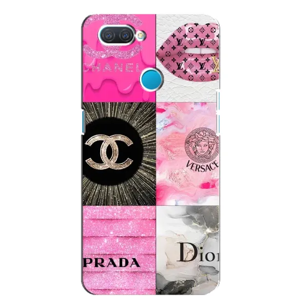 Чехол с рисунком «Модница» для OPPO A12