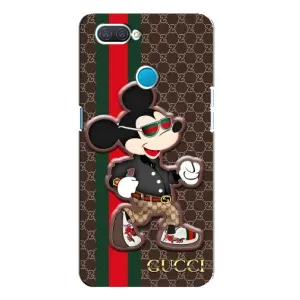 Чехлы Бренд GUCCI для OPPO A12 (Маус Гуччи)