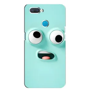 Чехол с рисунком «Забавное мятное лицо» для OPPO A12