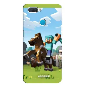 Чохли для OPPO A12 (Персонажі МайнКрафт) (На коні)
