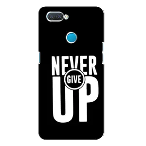 Силиконовый Чехол на OPPO A12 с картинкой Nike (Never Give UP)