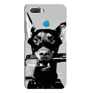 Чехол ДОБЕРМАН для OPPO A12 (Опасный доберман)