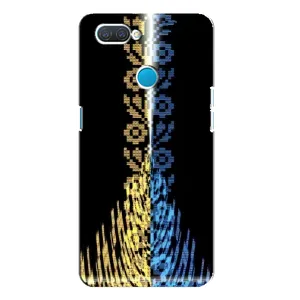 Силиконовый Чехол на OPPO A12 (Патриотическая вышиванка)