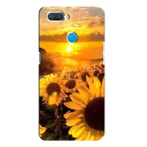 Чохол з Квітами для OPPO A12 (поле соняшників)