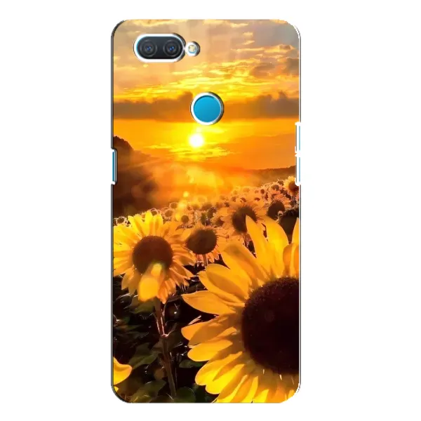 Чехол с рисунком «поле подсолнухов» для OPPO A12