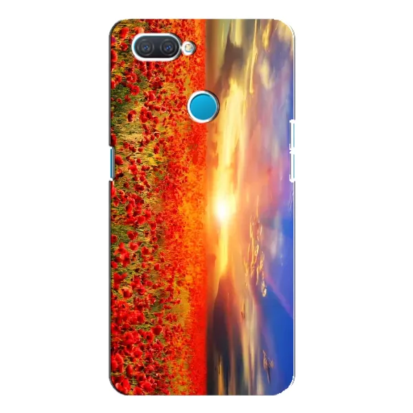 Чехол с рисунком «Поле тюльпанов» для OPPO A12