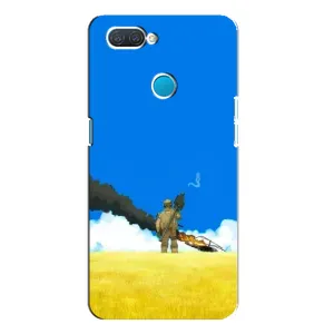 Чехлы на военную тематику для OPPO A12 (Попадание)