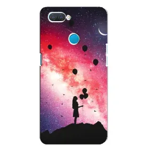 Силиконовые Чехлы Любимому человеку для OPPO A12 (Шарики в небе)