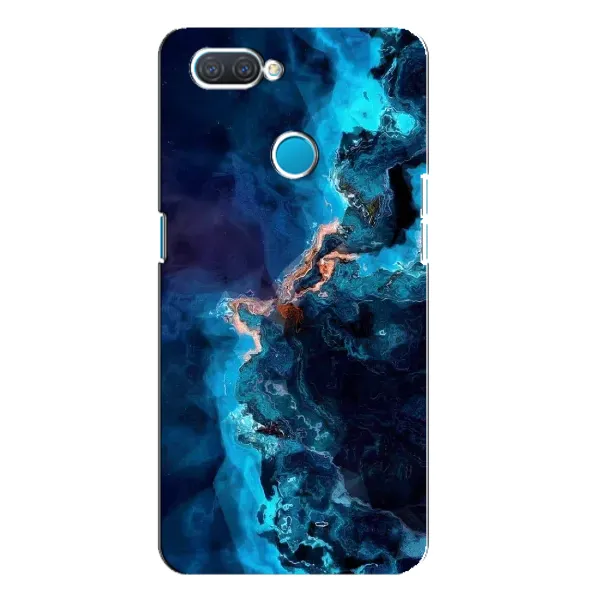 Чехол с рисунком «Синий мрамор» для OPPO A12 Чехол с рисунком «Синий мрамор» для OPPO A12