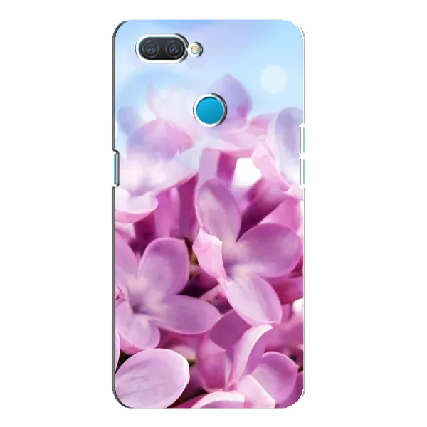 Чехол с рисунком «Сиреневые цветы» для OPPO A12 Чехол с рисунком «Сиреневые цветы» для OPPO A12