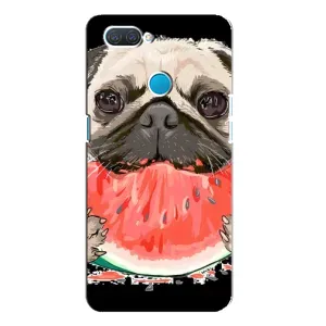 Чехол (ТПУ) Милые собачки для OPPO A12 (Смешной Мопс)