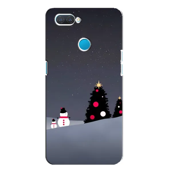 Чехол с рисунком «Снеговички» для OPPO A12