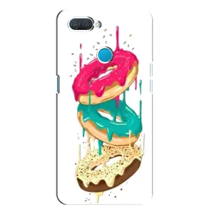 Чехол с изображением вкусной еды для OPPO A12 (Сочные пончики)