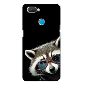 Силиконовый Чехол с Енотами на OPPO A12 (Стильный Енот)