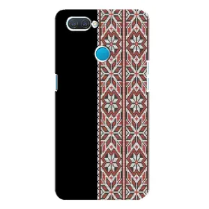 Силиконовый Чехол на OPPO A12 с картинкой Вышиванки (Стильная вишиванка)