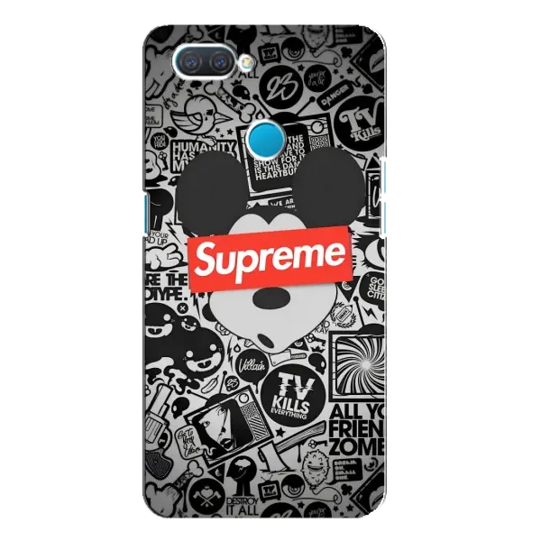Чехол с рисунком «Supreme Маус» для OPPO A12