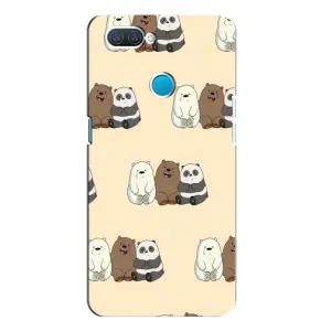 Чехлы с изображением разных животных для OPPO A12 (Три медведя)