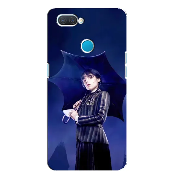 Чехол с рисунком «Уэнсдей с зонтом» для OPPO A12 Чехол с рисунком «Уэнсдей с зонтом» для OPPO A12