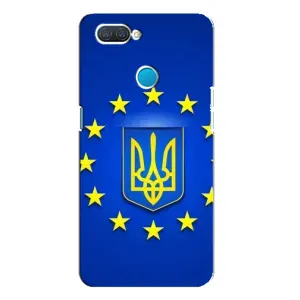 Чехол с Украинской символикой на Оппо а12 (Украина это Европа)