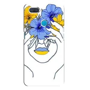 Чехол на OPPO A12 Украинский дизайн (Украинка на всю голову)