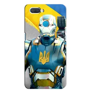 Силиконовый Чехол на OPPO A12 (Я-Украина) (Украинский робокоп)