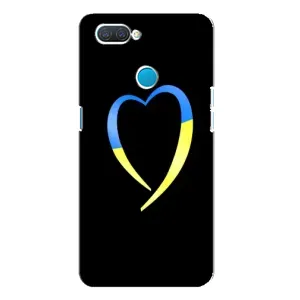 Силиконовый Чехол на OPPO A12 (Я-Украина) (Украинское сердце)