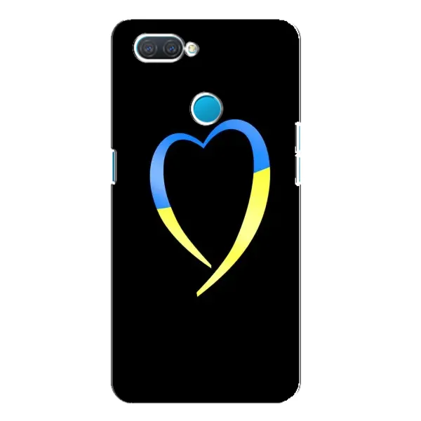Чехол с рисунком «Украинское сердце» для OPPO A12 Чехол с рисунком «Украинское сердце» для OPPO A12