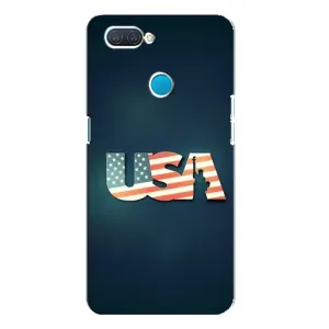 Чехол Флаг USA для OPPO A12 (USA)
