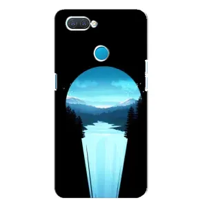 Летний Чехол на OPPO A12 (Синий Водопад)