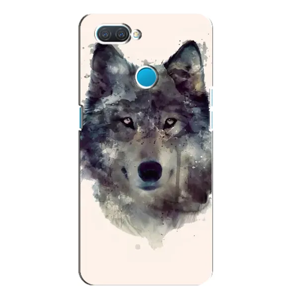 Чехол с рисунком «Волк» для OPPO A12