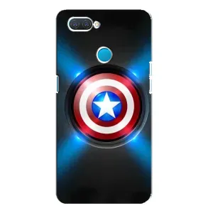 Чохол с Щітом Капітана Америки на OPPO A12 (Яскраий Щит Капітана)