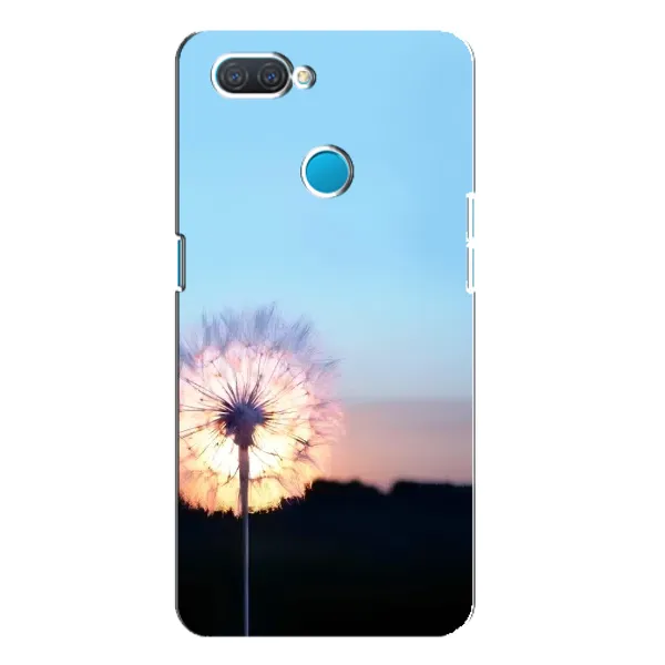 Чехол с рисунком «Закат с одуванчиком» для OPPO A12