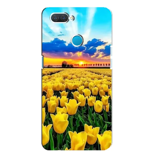 Чехол с рисунком «Желтые тюльпаны» для OPPO A12