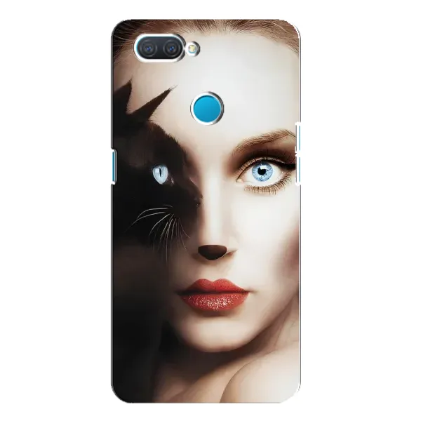 Чехол с рисунком «Женщина кошка» для OPPO A12 Чехол с рисунком «Женщина кошка» для OPPO A12