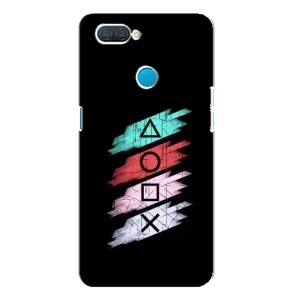 Чехол с рисунком «Значки Sony» для OPPO A12