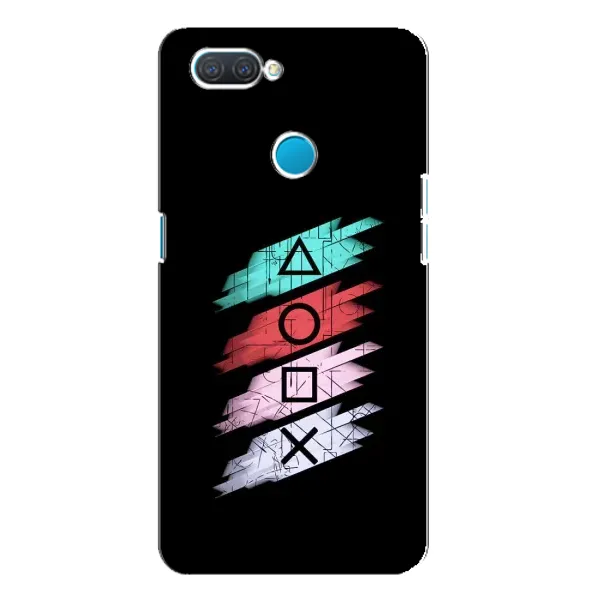 Чехол с рисунком «Значки Sony» для OPPO A12 Чехол с рисунком «Значки Sony» для OPPO A12