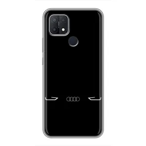 Силіконовий бампер з картинкою машини на OPPO A15 (Сілует Audi)