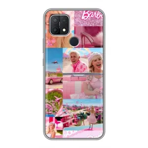 Силиконовый Чехол Барби Фильм на OPPO A15 (Барби стиль)
