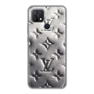 Текстурний Чохол Louis Vuitton для Оппо А15 (Бежевий ЛВ)