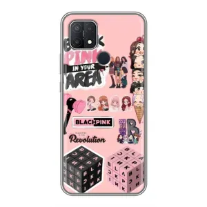 Чохли з картинкою для OPPO A15 (BLACK PINK колаж)