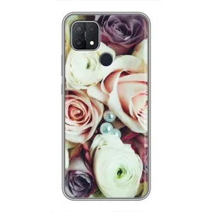 Чохли з принтом Троянд для OPPO A15 (Букет Троянд)